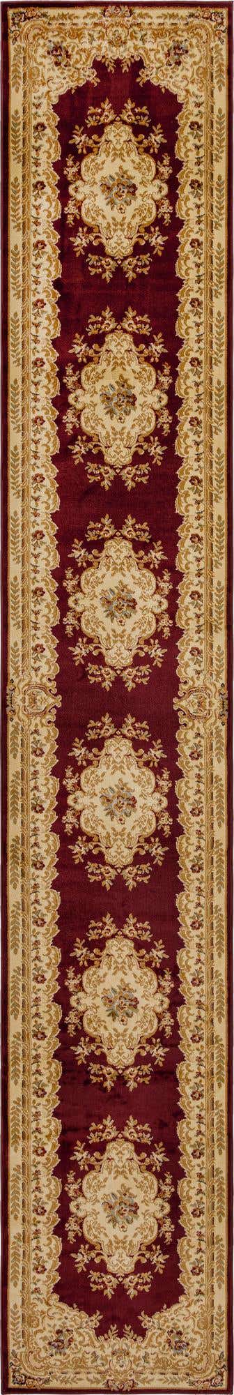Red 3' 1 x 19' 8 Versailles Runner Area Rug