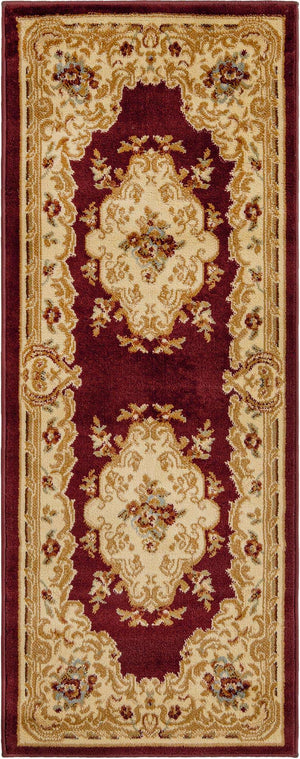 Red 2' x 5' 3 Versailles Runner Area Rug