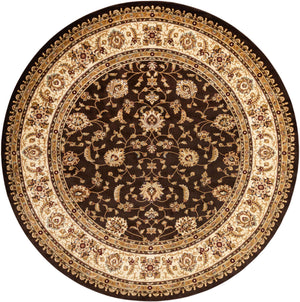 Brown 10' x 10' Voyage Round Area Rug
