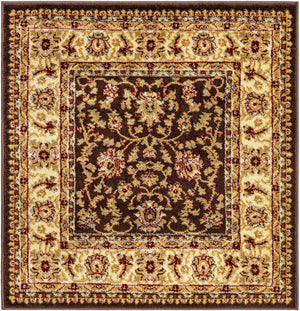Brown 3' 1 x 3' 1 Voyage Square Area Rug