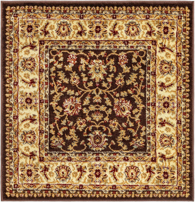 Brown 3' 1 x 3' 1 Voyage Square Area Rug