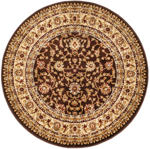 Brown 4' 1 x 4' 1 Voyage Round Area Rug