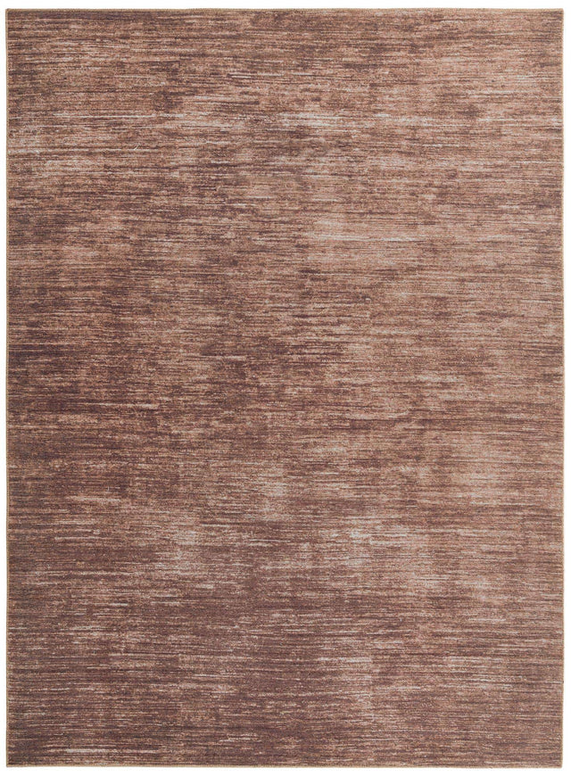 Brown 7' 6 x 10' 6 Asha Rectangle Area Rug 100% Chenille Cotton Easy Clean Indoor Living Dining Bedroom Office Carpet for Sale at Rug Engine