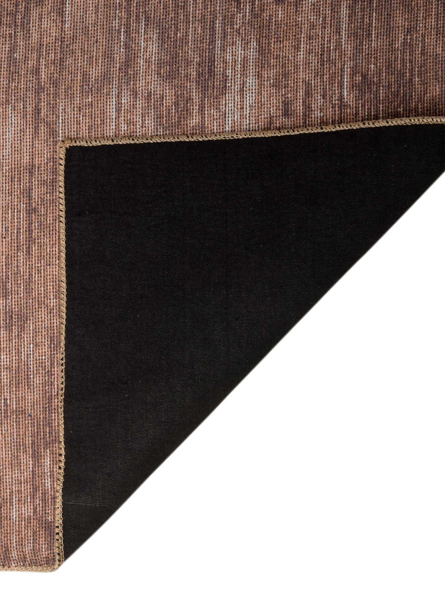 Brown 2' 6 x 14' Asha Runner Area Rug 100% Chenille Cotton Easy Clean Indoor Living Dining Bedroom Office Carpet for Sale at Rug Engine