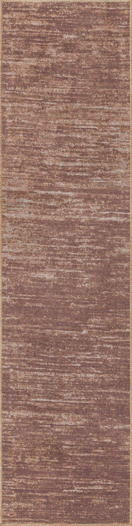 Brown 2' x 8' Asha Runner Area Rug 100% Chenille Cotton Easy Clean Indoor Living Dining Bedroom Office Carpet for Sale at Rug Engine