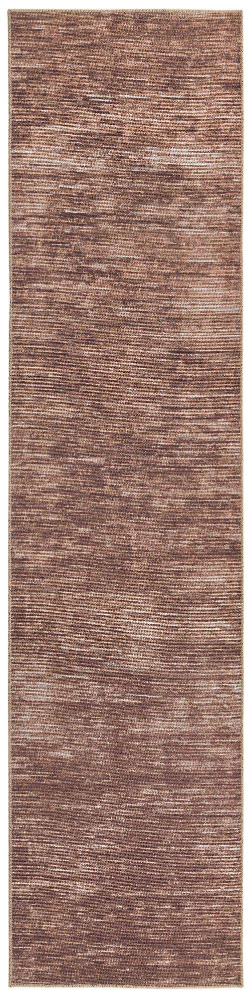 Brown 2' 6 x 10' Asha Runner Area Rug 100% Chenille Cotton Easy Clean Indoor Living Dining Bedroom Office Carpet for Sale at Rug Engine