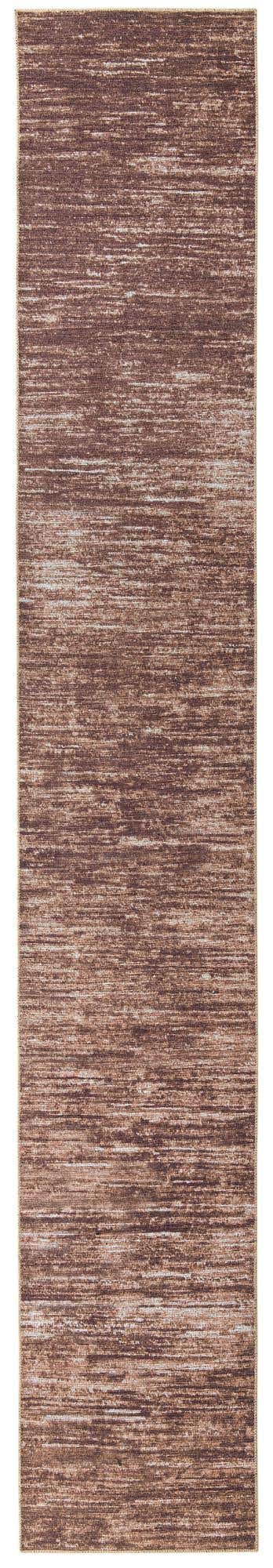 Brown 2' 6 x 16' Asha Runner Area Rug 100% Chenille Cotton Easy Clean Indoor Living Dining Bedroom Office Carpet for Sale at Rug Engine