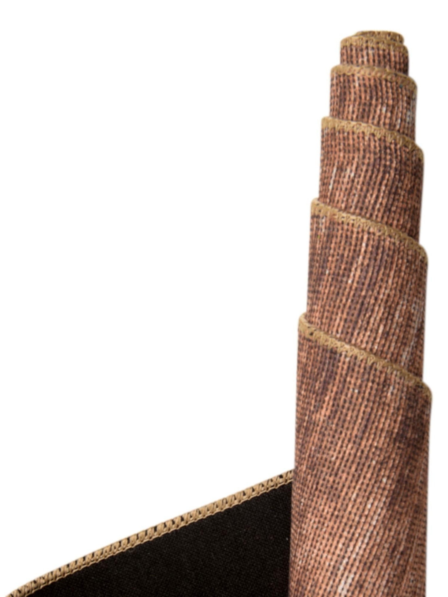 Brown 3' 6 x 5' 6 Asha Oval Area Rug 100% Chenille Cotton Easy Clean Indoor Living Dining Bedroom Office Carpet for Sale at Rug Engine