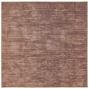 Brown 5' x 5' Asha Square Area Rug 100% Chenille Cotton Easy Clean Indoor Living Dining Bedroom Office Carpet for Sale at Rug Engine