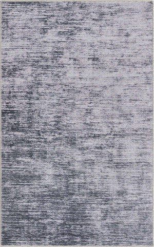 Gray 3' 6 x 5' 6 Asha Rectangle Area Rug 100% Chenille Cotton Easy Clean Indoor Living Dining Bedroom Office Carpet for Sale at Rug Engine