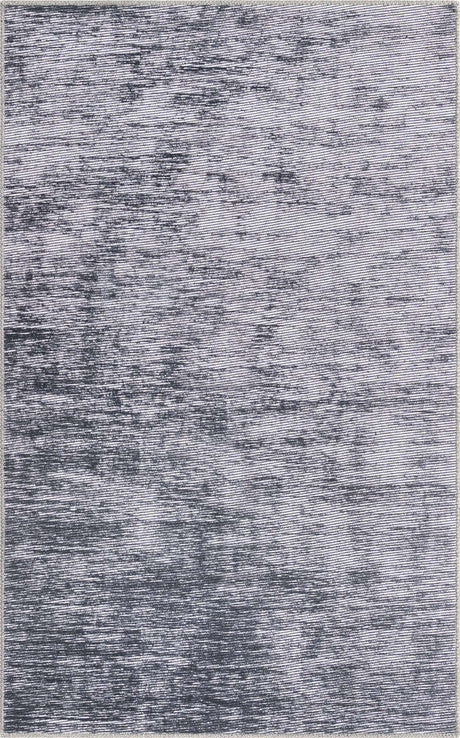 Gray 3' 6 x 5' 6 Asha Rectangle Area Rug 100% Chenille Cotton Easy Clean Indoor Living Dining Bedroom Office Carpet for Sale at Rug Engine