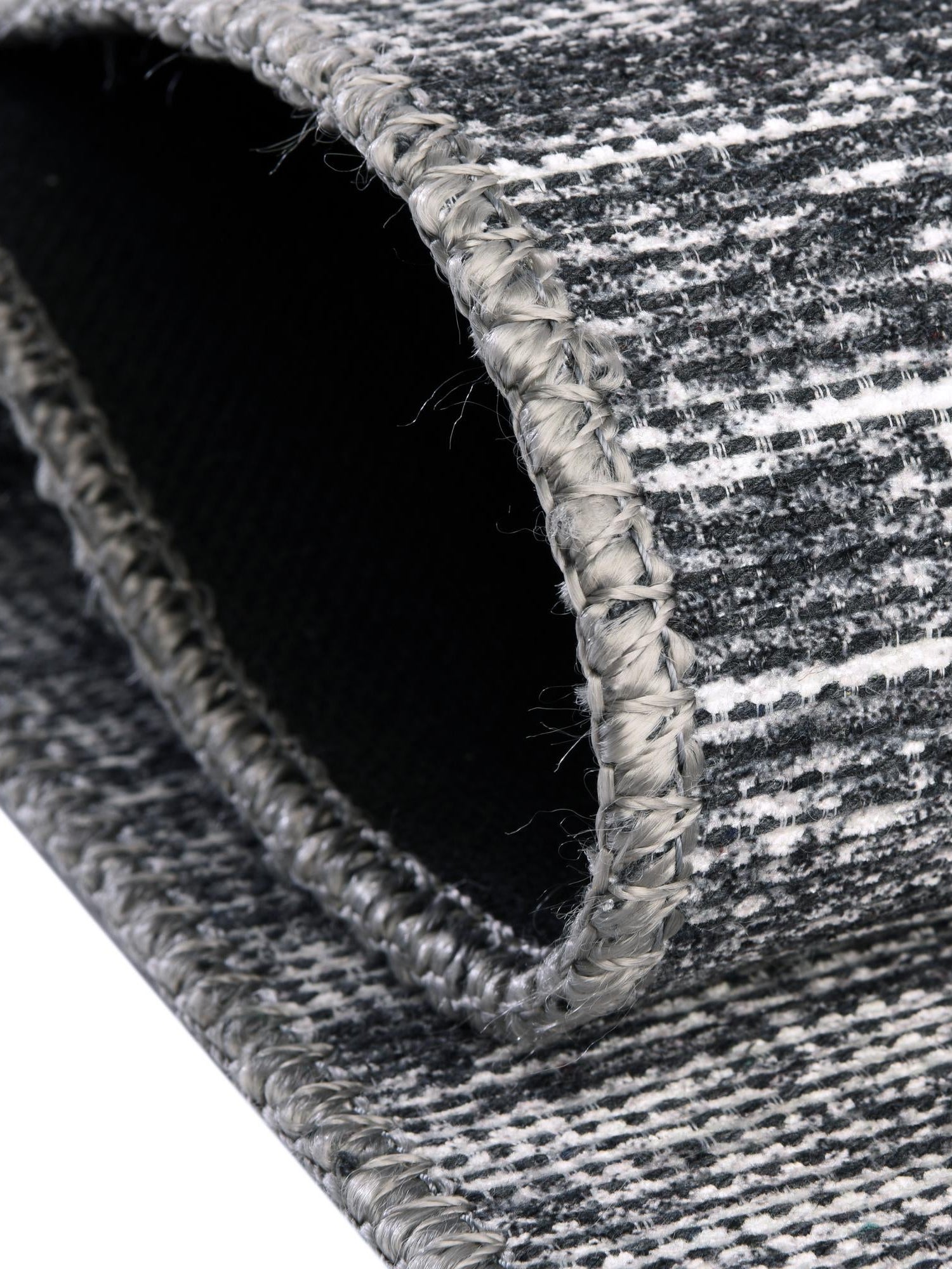 Gray 2' x 3' Asha Rectangle Area Rug 100% Chenille Cotton Easy Clean Indoor Living Dining Bedroom Office Carpet for Sale at Rug Engine