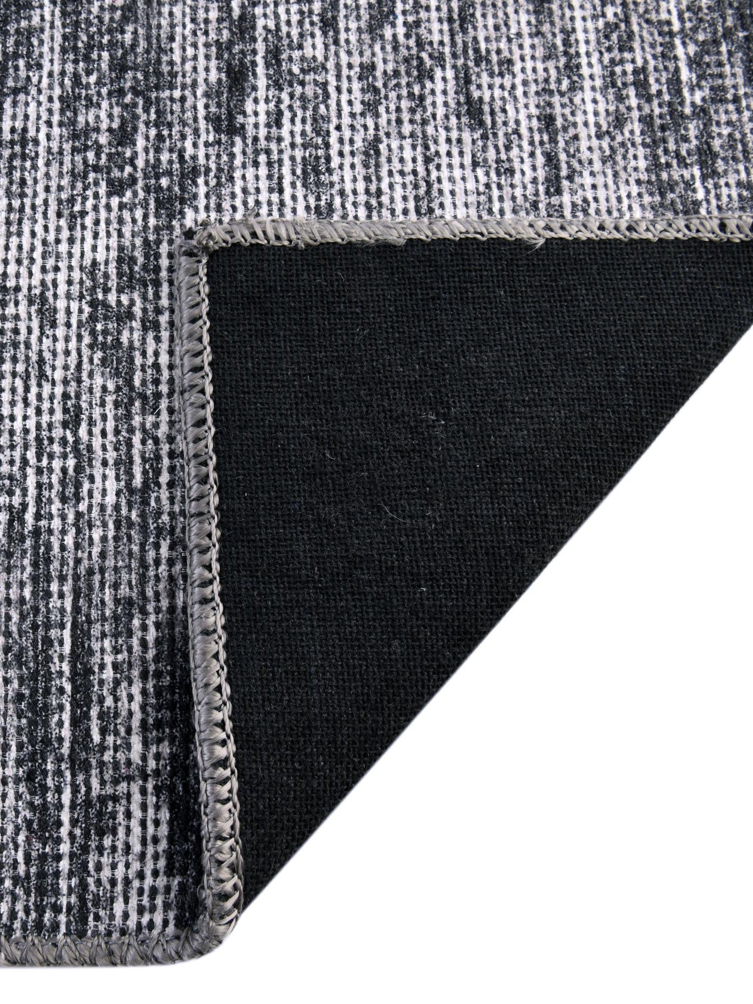 Gray 7' 10 x 11' Asha Rectangle Area Rug 100% Chenille Cotton Easy Clean Indoor Living Dining Bedroom Office Carpet for Sale at Rug Engine