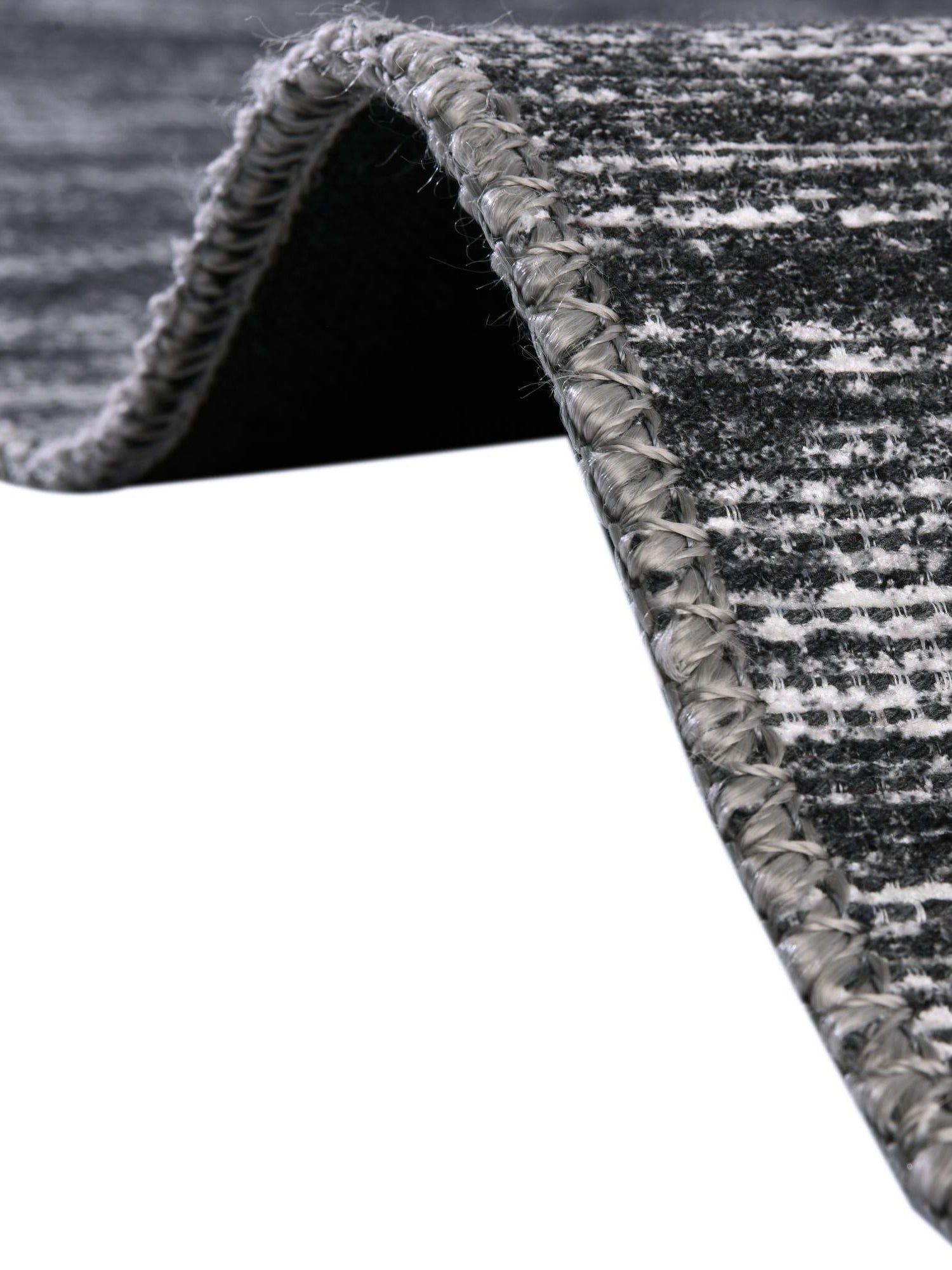 Gray 4' x 6' Asha Rectangle Area Rug 100% Chenille Cotton Easy Clean Indoor Living Dining Bedroom Office Carpet for Sale at Rug Engine