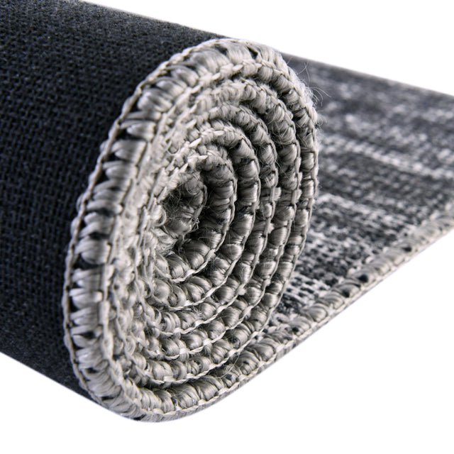 Gray 4' x 6' Asha Rectangle Area Rug 100% Chenille Cotton Easy Clean Indoor Living Dining Bedroom Office Carpet for Sale at Rug Engine