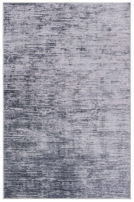 Gray 4' x 6' Asha Rectangle Area Rug 100% Chenille Cotton Easy Clean Indoor Living Dining Bedroom Office Carpet for Sale at Rug Engine
