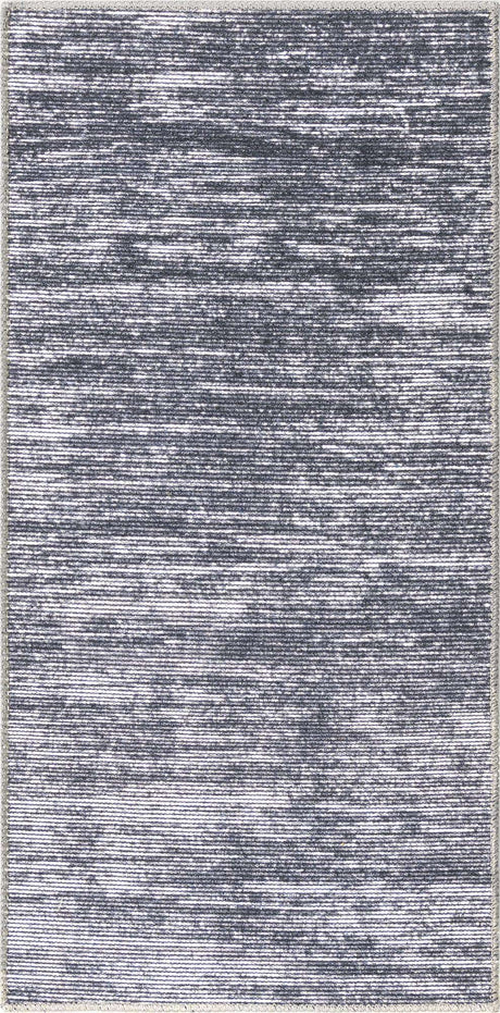 Gray 2' x 4' Asha Runner Area Rug 100% Chenille Cotton Easy Clean Indoor Living Dining Bedroom Office Carpet for Sale at Rug Engine