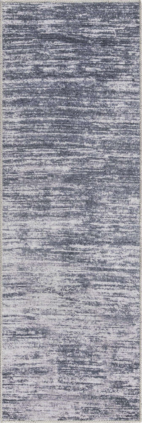 Gray 2' x 6' Asha Runner Area Rug 100% Chenille Cotton Easy Clean Indoor Living Dining Bedroom Office Carpet for Sale at Rug Engine