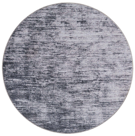 Gray 3' 6 x 3' 6 Asha Round Area Rug 100% Chenille Cotton Easy Clean Indoor Living Dining Bedroom Office Carpet for Sale at Rug Engine