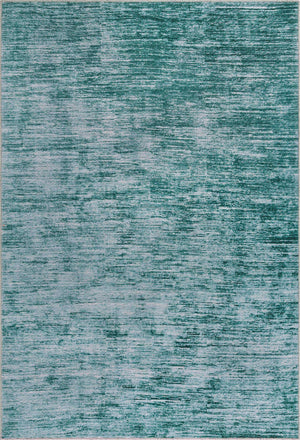 Teal 6' x 9' Asha Rectangle Area Rug 100% Chenille Cotton Easy Clean Indoor Living Dining Bedroom Office Carpet for Sale at Rug Engine
