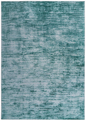 Teal 8' 4 x 12' Asha Rectangle Area Rug 100% Chenille Cotton Easy Clean Indoor Living Dining Bedroom Office Carpet for Sale at Rug Engine