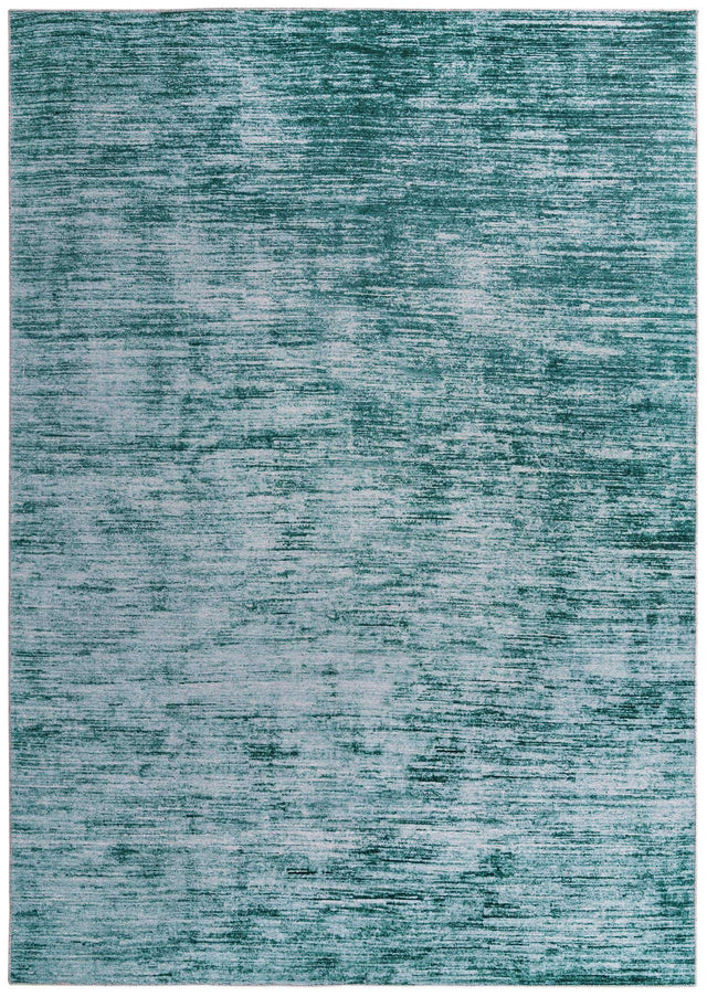 Teal 8' 4 x 12' Asha Rectangle Area Rug 100% Chenille Cotton Easy Clean Indoor Living Dining Bedroom Office Carpet for Sale at Rug Engine