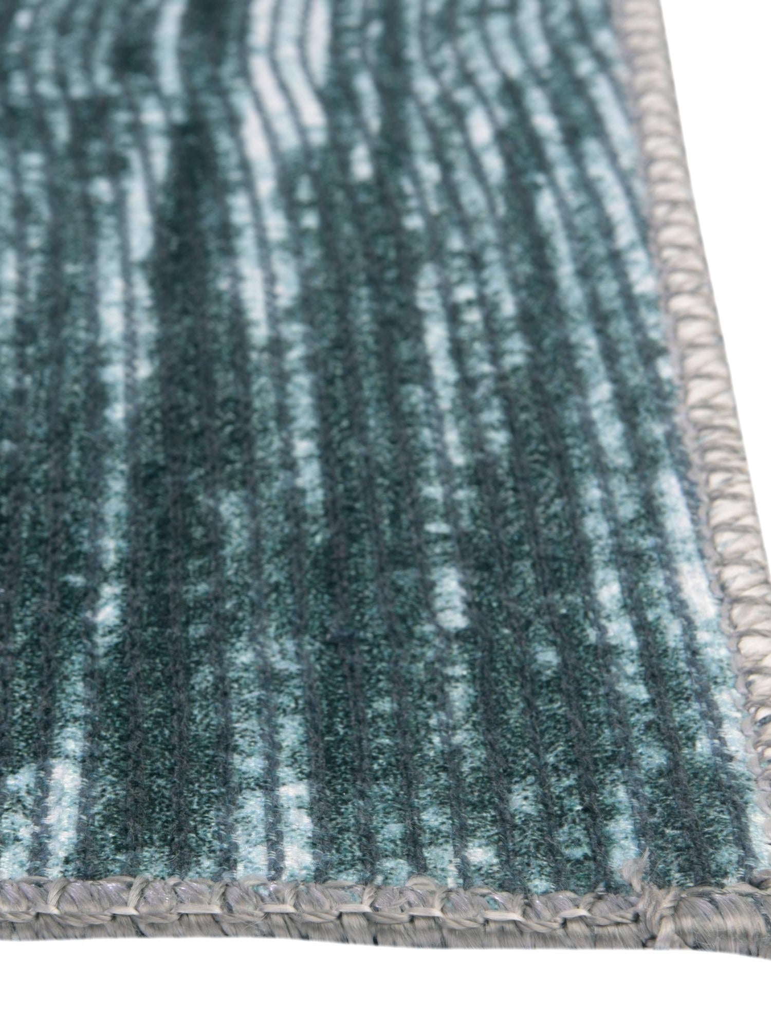 Teal 2' x 4' Asha Runner Area Rug 100% Chenille Cotton Easy Clean Indoor Living Dining Bedroom Office Carpet for Sale at Rug Engine