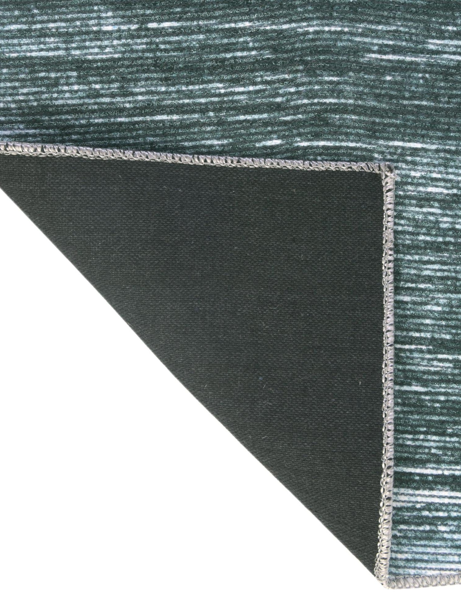 Teal 2' 6 x 16' Asha Runner Area Rug 100% Chenille Cotton Easy Clean Indoor Living Dining Bedroom Office Carpet for Sale at Rug Engine