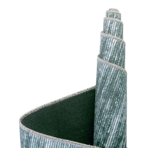 Teal 3' 6 x 3' 6 Asha Round Area Rug 100% Chenille Cotton Easy Clean Indoor Living Dining Bedroom Office Carpet for Sale at Rug Engine