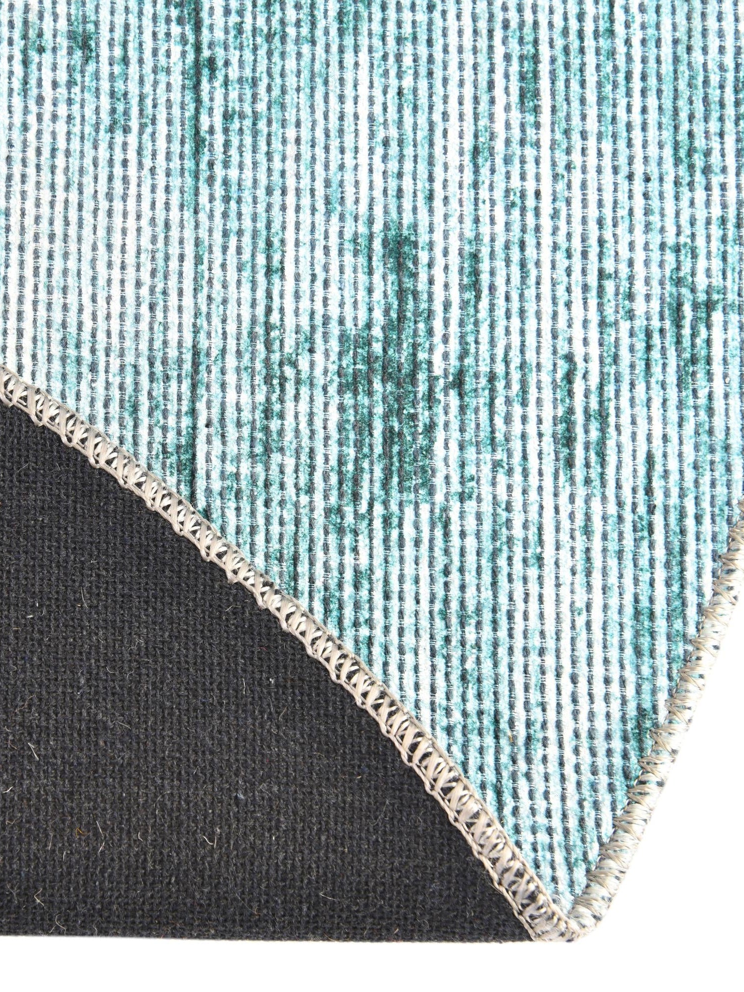 Teal 2' x 3' Asha Oval Area Rug 100% Chenille Cotton Easy Clean Indoor Living Dining Bedroom Office Carpet for Sale at Rug Engine