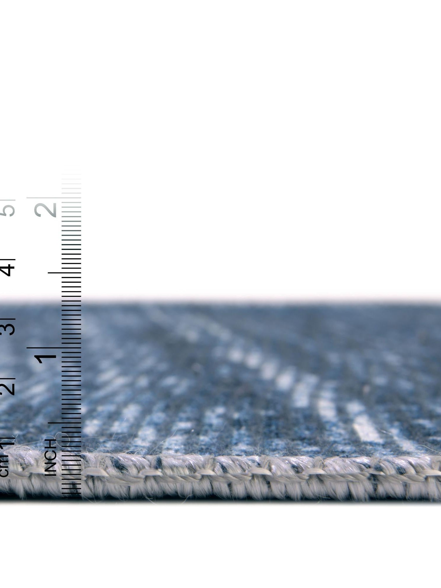 Blue 8' 4 x 12' Asha Rectangle Area Rug 100% Chenille Cotton Easy Clean Indoor Living Dining Bedroom Office Carpet for Sale at Rug Engine