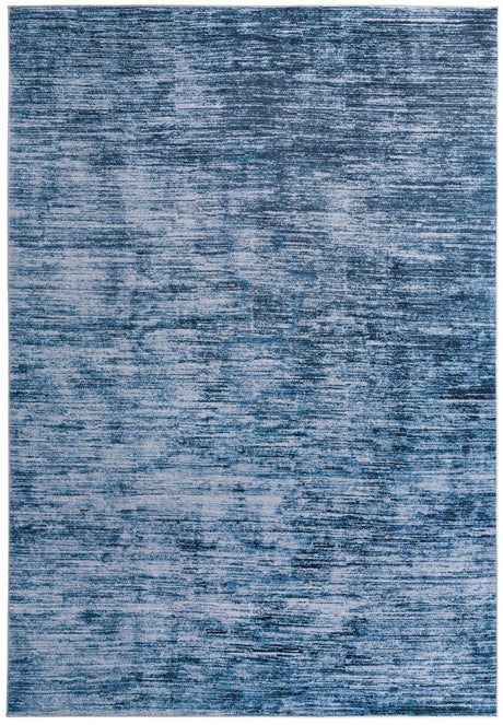 Blue 8' 4 x 12' Asha Rectangle Area Rug 100% Chenille Cotton Easy Clean Indoor Living Dining Bedroom Office Carpet for Sale at Rug Engine