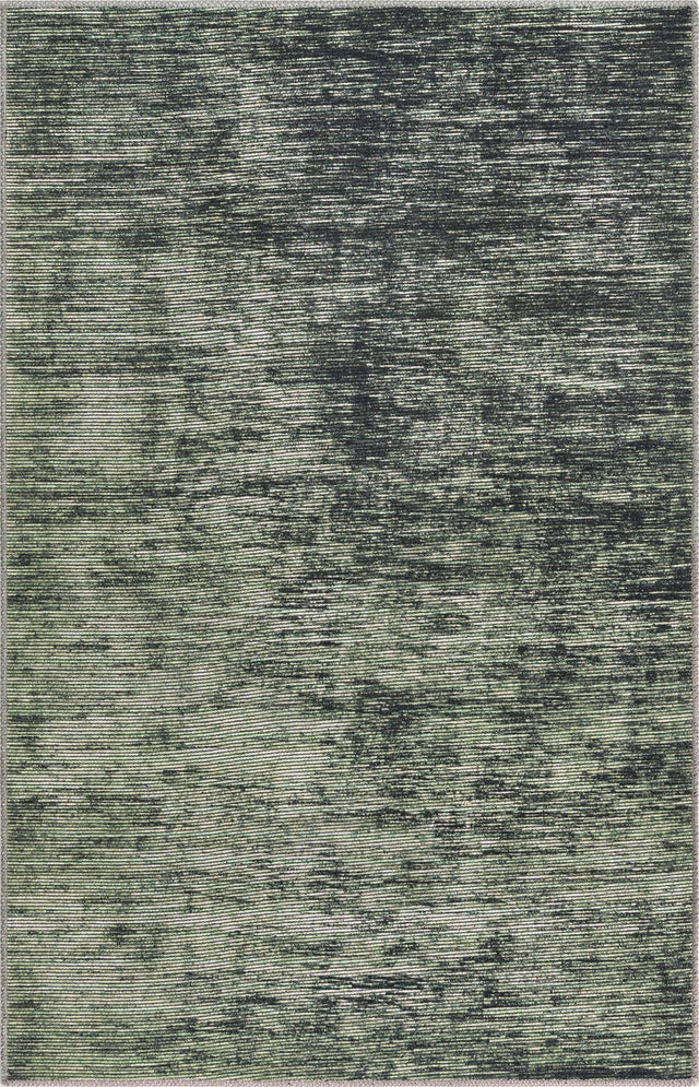 Green 3' 6 x 5' 6 Asha Rectangle Area Rug 100% Chenille Cotton Easy Clean Indoor Living Dining Bedroom Office Carpet for Sale at Rug Engine