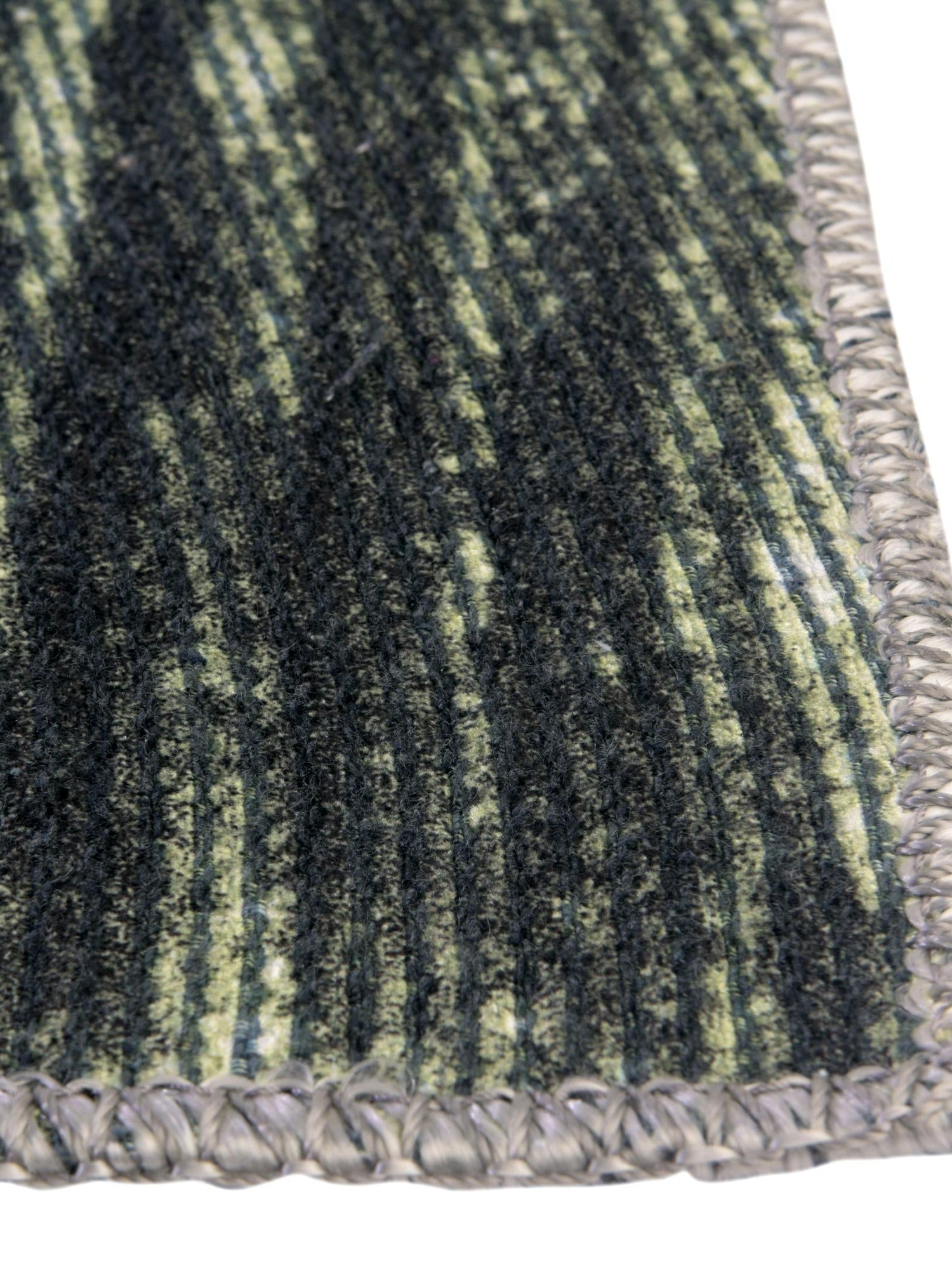 Green 7' 6 x 10' 6 Asha Rectangle Area Rug 100% Chenille Cotton Easy Clean Indoor Living Dining Bedroom Office Carpet for Sale at Rug Engine