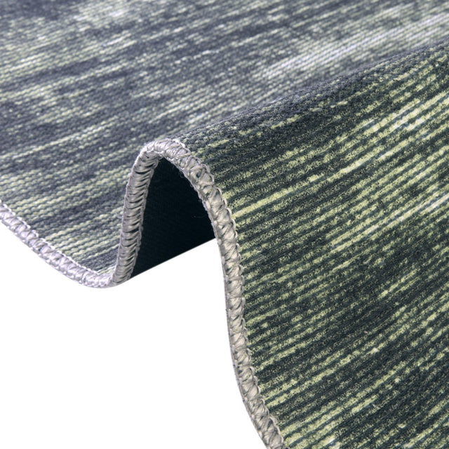 Green 5' x 8' Asha Rectangle Area Rug 100% Chenille Cotton Easy Clean Indoor Living Dining Bedroom Office Carpet for Sale at Rug Engine