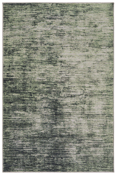 Green 4' x 6' Asha Rectangle Area Rug 100% Chenille Cotton Easy Clean Indoor Living Dining Bedroom Office Carpet for Sale at Rug Engine