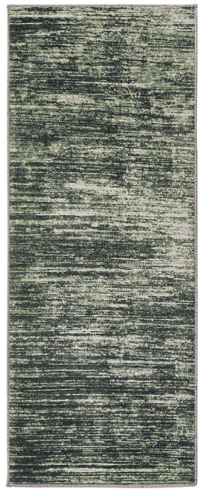 Green 2' x 5' Asha Runner Area Rug 100% Chenille Cotton Easy Clean Indoor Living Dining Bedroom Office Carpet for Sale at Rug Engine