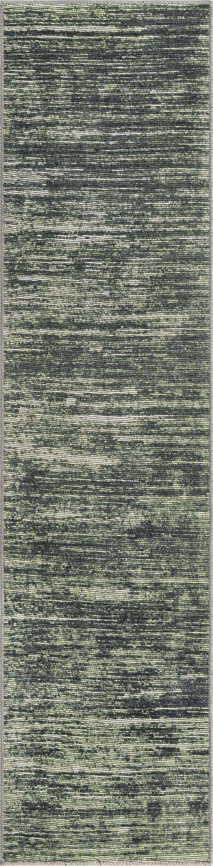 Green 2' x 8' Asha Runner Area Rug 100% Chenille Cotton Easy Clean Indoor Living Dining Bedroom Office Carpet for Sale at Rug Engine