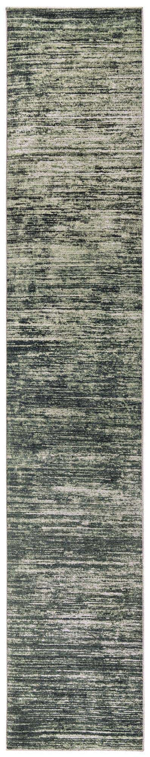Green 2' 6 x 14' Asha Runner Area Rug 100% Chenille Cotton Easy Clean Indoor Living Dining Bedroom Office Carpet for Sale at Rug Engine