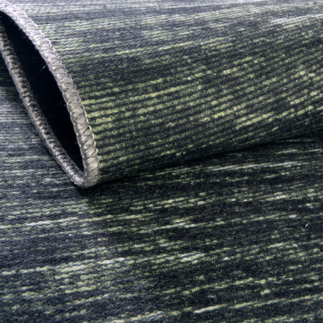 Green 5' x 5' Asha Round Area Rug 100% Chenille Cotton Easy Clean Indoor Living Dining Bedroom Office Carpet for Sale at Rug Engine