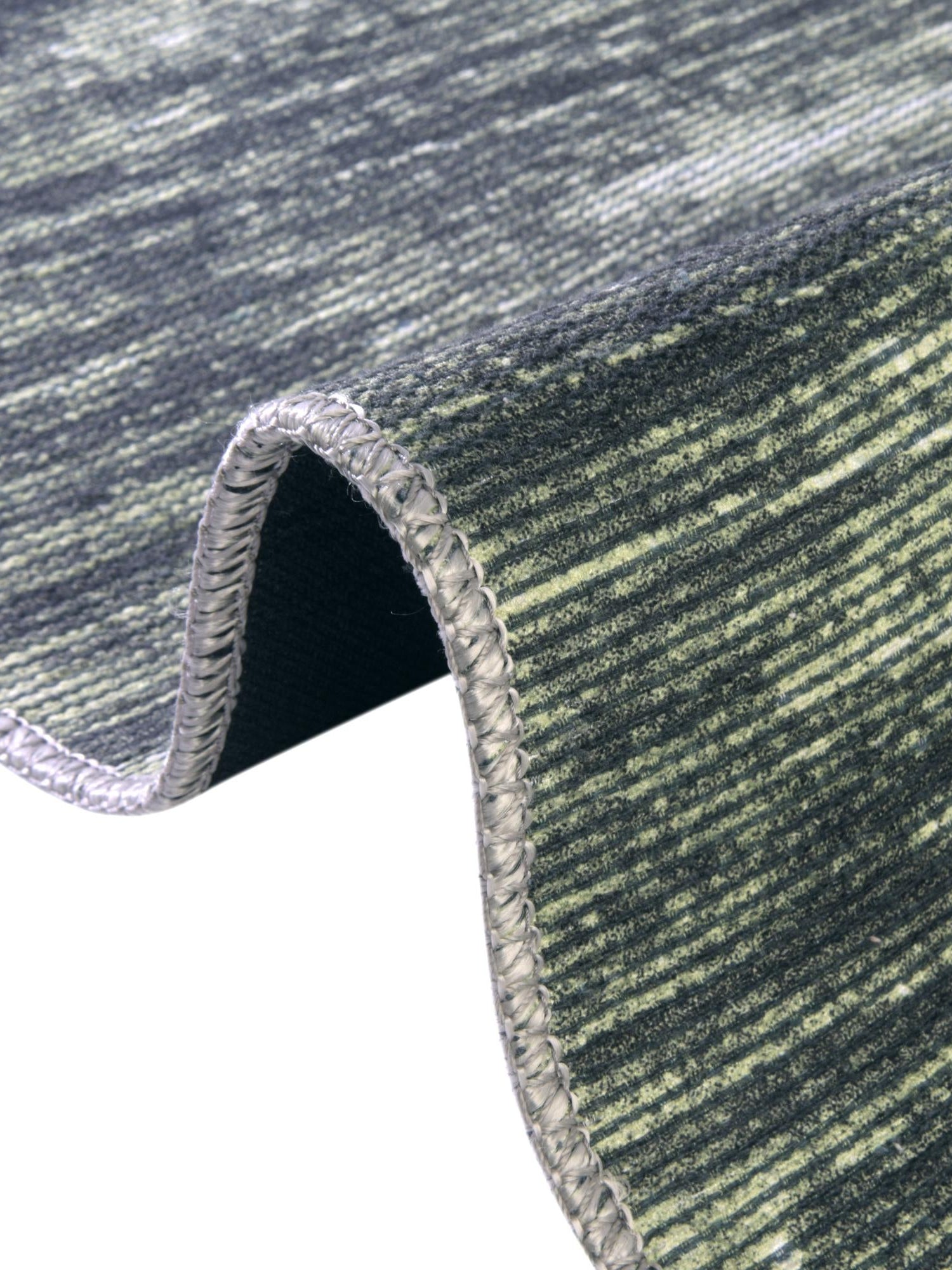 Green 5' x 5' Asha Round Area Rug 100% Chenille Cotton Easy Clean Indoor Living Dining Bedroom Office Carpet for Sale at Rug Engine