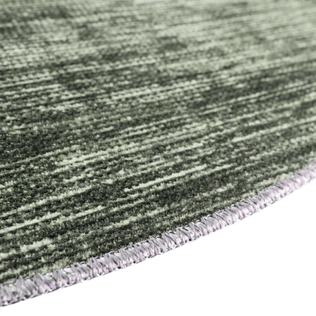 Green 2' x 3' Asha Oval Area Rug 100% Chenille Cotton Easy Clean Indoor Living Dining Bedroom Office Carpet for Sale at Rug Engine