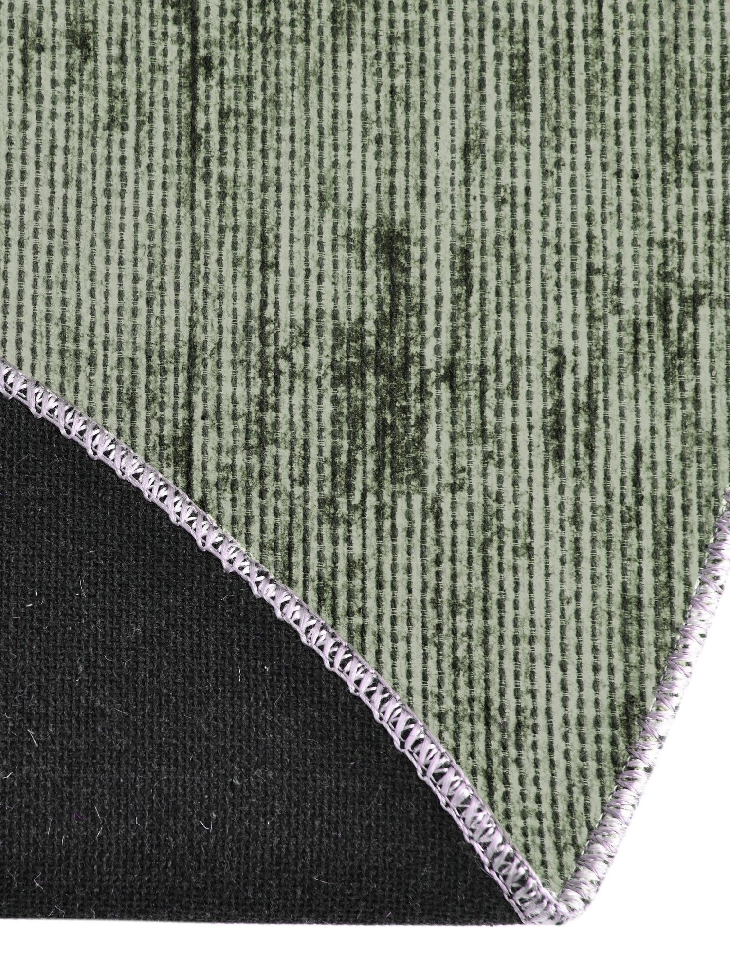 Green 5' x 8' Asha Oval Area Rug 100% Chenille Cotton Easy Clean Indoor Living Dining Bedroom Office Carpet for Sale at Rug Engine