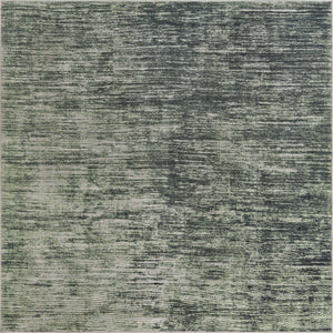 Green 7' 7 x 7' 7 Asha Square Area Rug 100% Chenille Cotton Easy Clean Indoor Living Dining Bedroom Office Carpet for Sale at Rug Engine