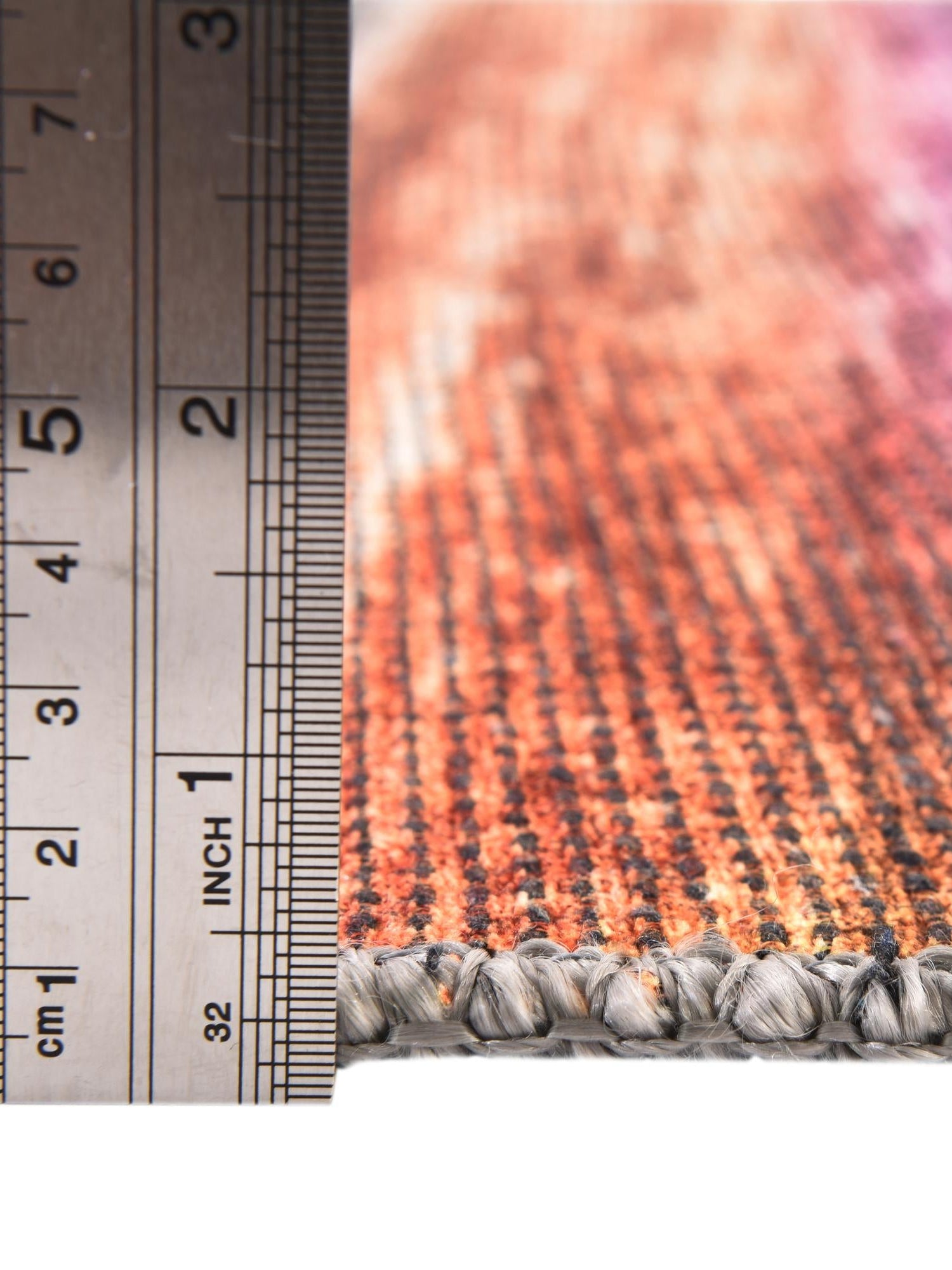 Multicolor 2' x 5' Asha Runner Area Rug 100% Chenille Cotton Easy Clean Indoor Living Dining Bedroom Office Carpet for Sale at Rug Engine