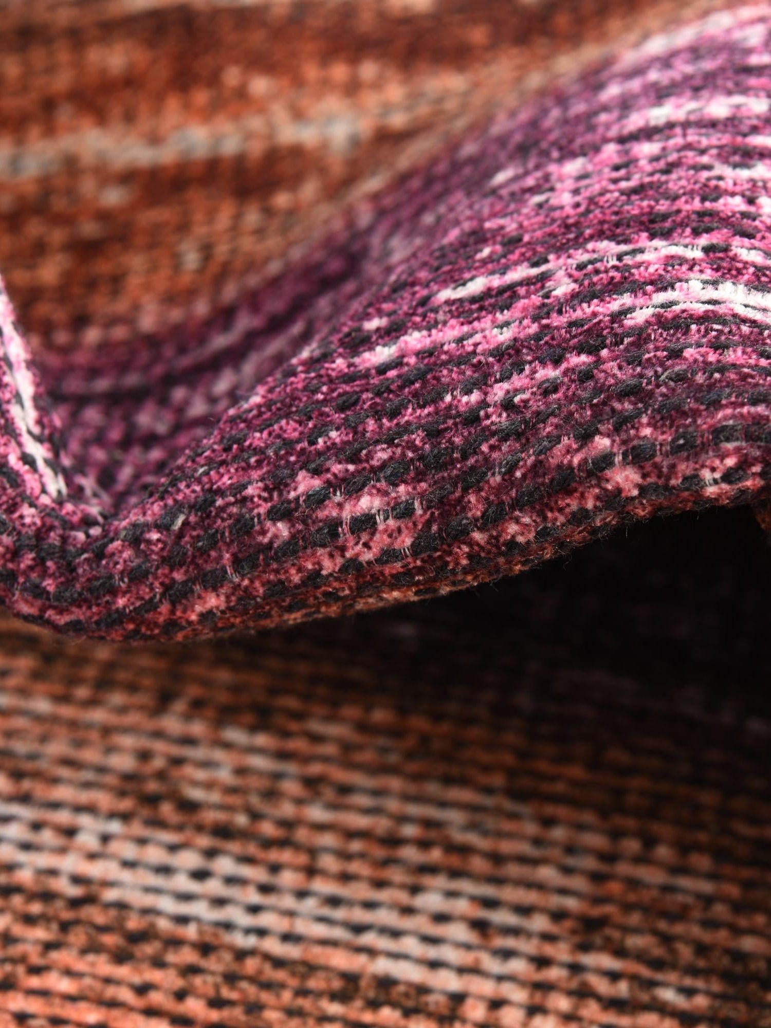 Multicolor 3' 6 x 3' 6 Asha Round Area Rug 100% Chenille Cotton Easy Clean Indoor Living Dining Bedroom Office Carpet for Sale at Rug Engine