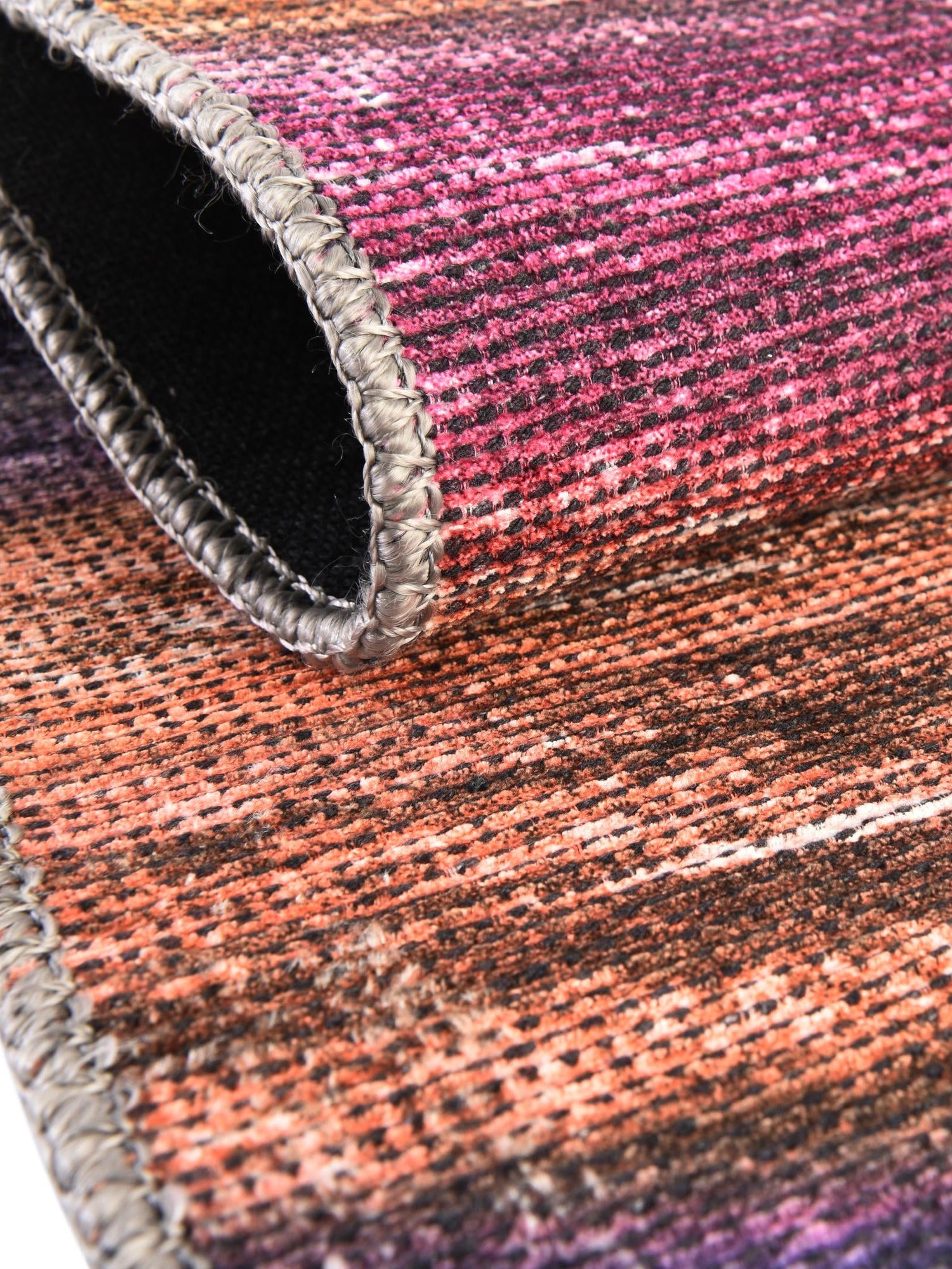 Multicolor 2' x 3' Asha Oval Area Rug 100% Chenille Cotton Easy Clean Indoor Living Dining Bedroom Office Carpet for Sale at Rug Engine