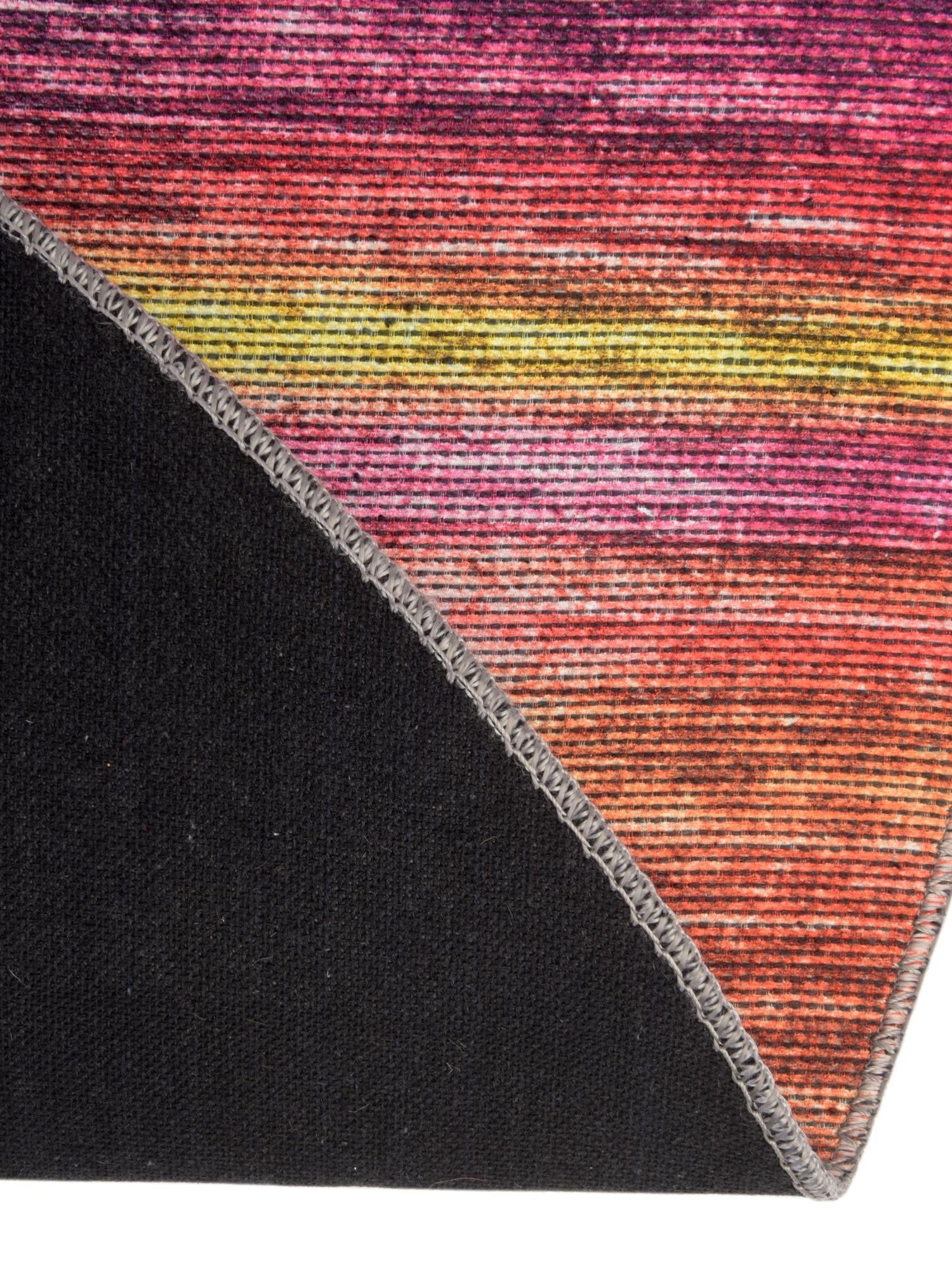 Multicolor 4' x 6' Asha Oval Area Rug 100% Chenille Cotton Easy Clean Indoor Living Dining Bedroom Office Carpet for Sale at Rug Engine