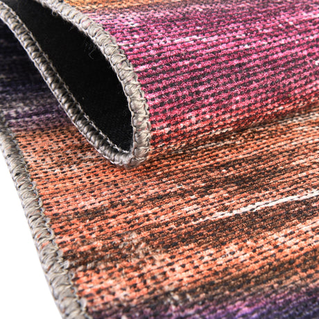 Multicolor 5' x 5' Asha Octagon Area Rug 100% Chenille Cotton Easy Clean Indoor Living Dining Bedroom Office Carpet for Sale at Rug Engine