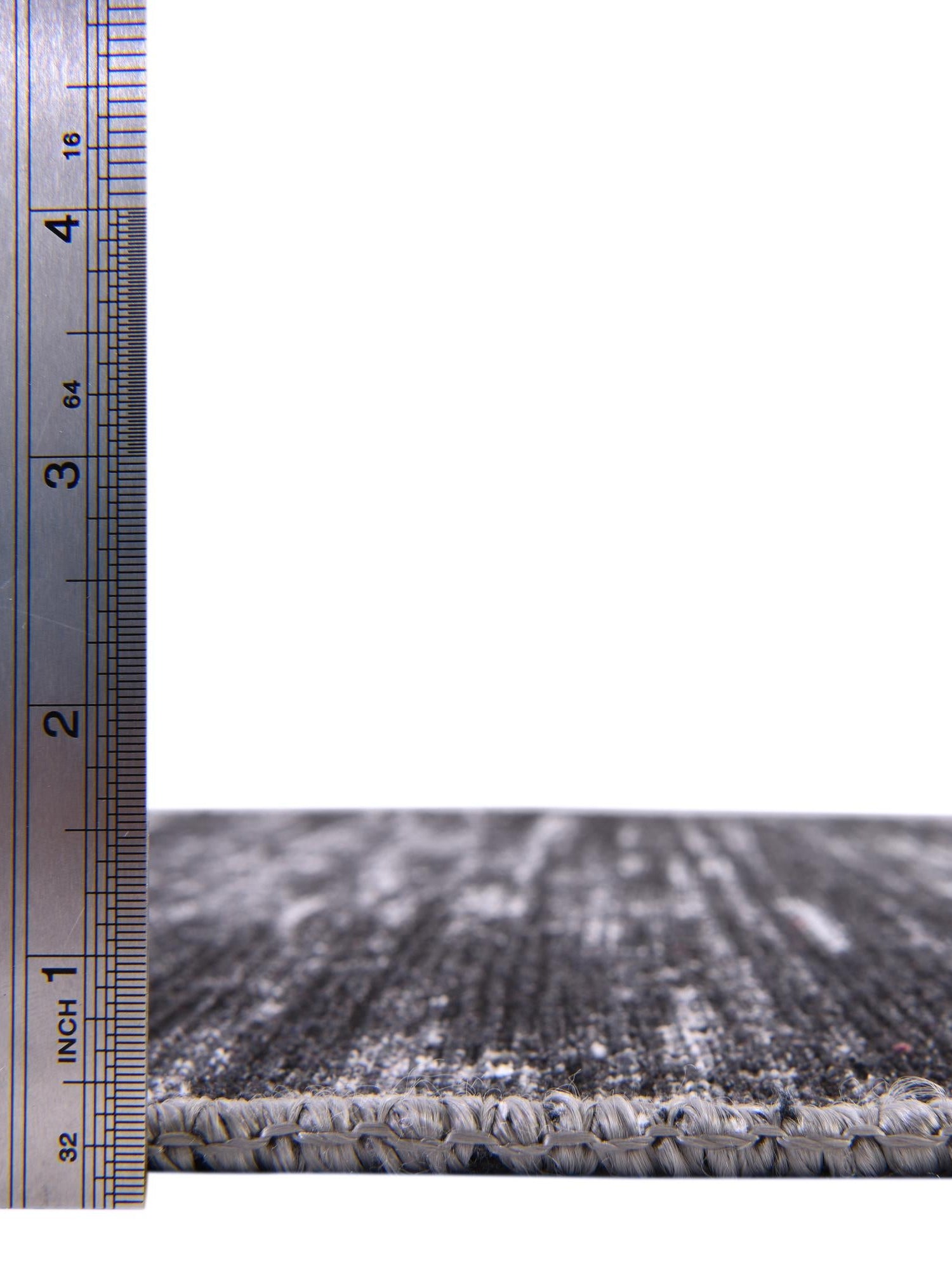 Black 2' 6 x 16' Asha Runner Area Rug 100% Chenille Cotton Easy Clean Indoor Living Dining Bedroom Office Carpet for Sale at Rug Engine